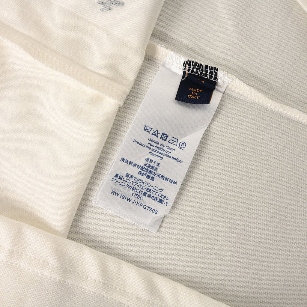 Louis Vuitton Gradient Shoulder-Letter Short-Sleeve T-Shirt