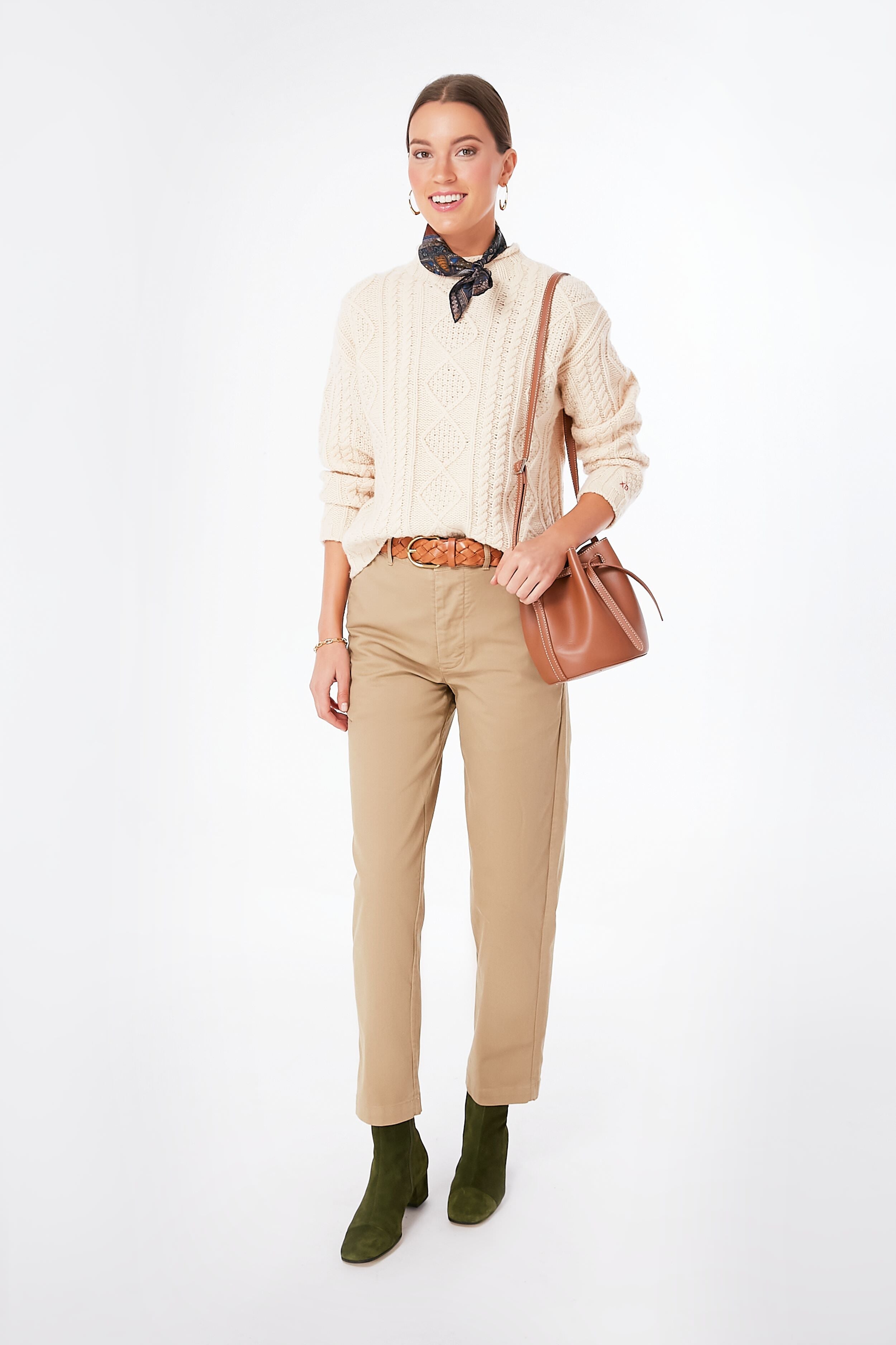 Natural Fisherman Skipper Wool Pullover